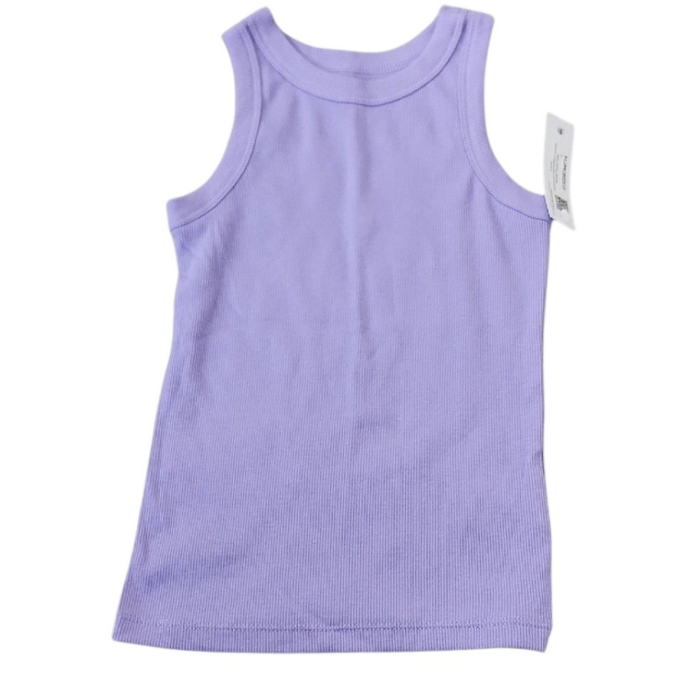 🔴Wander Nation Purple Ribbed Tank Top